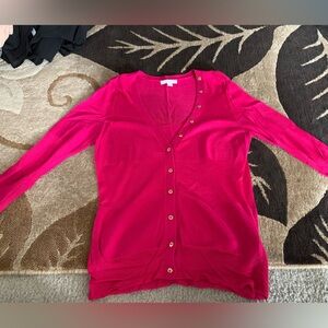 Pink cardigan